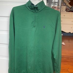 Green Polo Golf Pullover